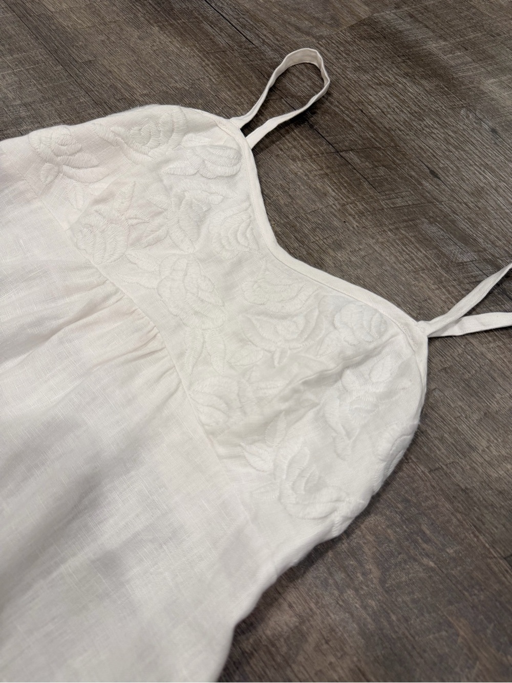 Tommy Bahama White Linen Maxi Dress Size S Coastal Cottagecore Beach Boho - Picture 4 of 9